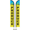 15' Portable Double Sided Half Drop Kit w/ Cross Base