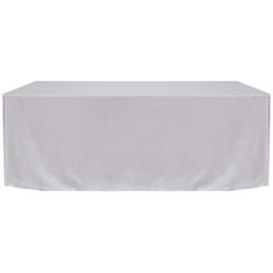 6' Customized Open Back Fitted Table Cover