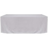 6' Customized Open Back Fitted Table Cover