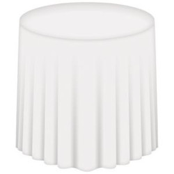 30" Round Customized Table Throw