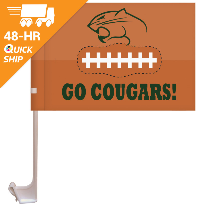 48 - Hour 7.5" x 10.5" Stationary Use Single Reverse KP Car Flag