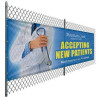 4' x 12' Premium Polyester Mesh Banner