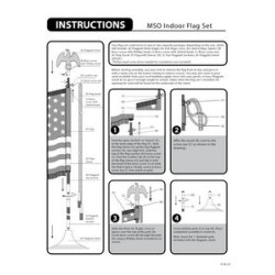 8' x 1.25" Oak Hardwood Pole