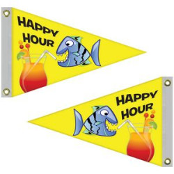 Full custom color pennant