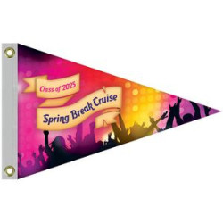 Full custom color pennant