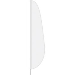 3' x 15' Custom Double Sided Feather Flag
