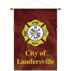 30" x 42" Podium Banner, Straight Cut/ No Fringe