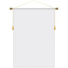 30" x 42" Podium Banner, Straight Cut/ No Fringe