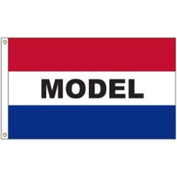Model 3' x 5' Message Flag with Heading and Grommets