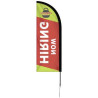 Rear view of banner