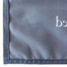 Rear close up of hemming and material