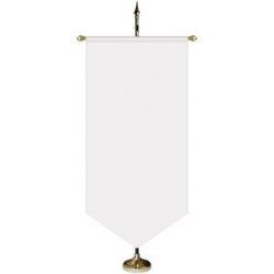 36" x 72" Premium Gonfalon 7' Kit / V-Cut