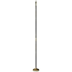 9' Oak Pole Indoor Mounting Set with Spear Top