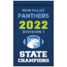 Front view of banner