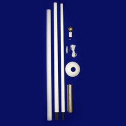 20' Sectional Fiberglass Flagpole