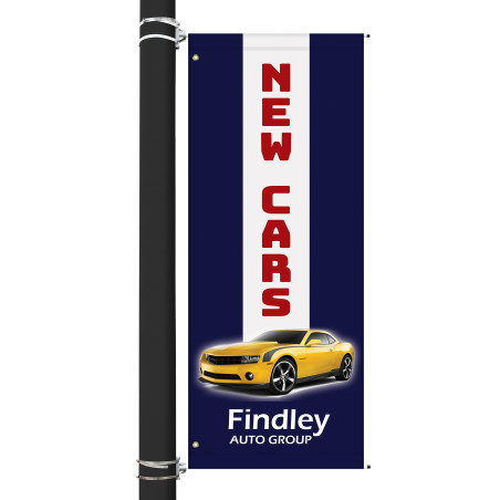 72" x 29" Custom Polyester Avenue Banner
