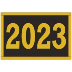 16" x 24" Appliqued Felt Banner