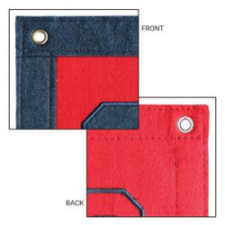 Close up of material and finishing