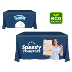 4' Knit Polyester Custom Throw Style Table Cover