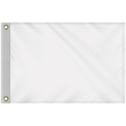 14" x 20" Custom Single Reverse Knitted Polyester Golf Flag with Heading & Grommets - HQ