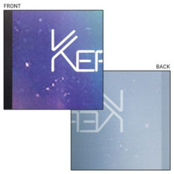 Close up of material and print