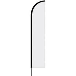 10' Single Reverse Custom Portable Half Drop Banners