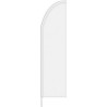 3' x 12' Custom Double Sided Half Drop Flag