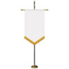 30" x 48" Premium Gonfalon 8' Kit / V-Cut / Fringe