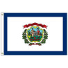 West Virginia 3' x 5' Nylon Flag w/ Heading & Grommets