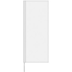3' x 8' Custom Single Reverse Square Feather Flag