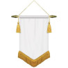 7" x 10" Podium Banner, V Cut/ with Fringe