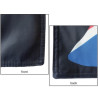 Fly end hem/finish