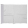 14" X 20" Solid White Nylon Golf Flags with Golf Tube