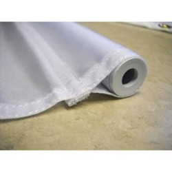 14" X 20" Solid White Nylon Golf Flags with Golf Tube