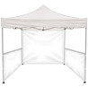10' Square Canopy Tent W/One Full Double Sided Wall and Two Double Sided Half Walls