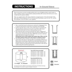 35' White Fiberglass Flagpole Internal Halyard Ground Set