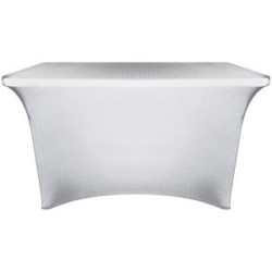4' Customized Open Back Stretch Style Table Cover