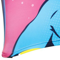 Fabric Hem and Print Close up