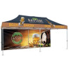 Heavy Duty Canopy Tent w/1 Full Wall (20'x 10'x 10.75')