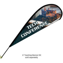 45 Degree Gold Portable Banner Wall Bracket