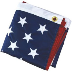 Top view of flag