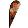 6' Single Reverse Custom Portable Teardrop Banner