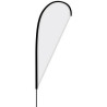 6' Single Reverse Custom Portable Teardrop Banner