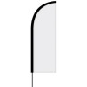 6' Double Sided Custom Portable Half Drop Banners