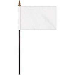 4" x 6" Double Sided Polyester Stick Flags