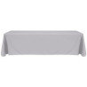8' Customized Open Back Throw Style Table Cover