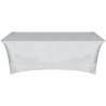 8' Customized Open Back Stretch Style Table Cover