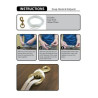 3 3/4" Solid Brass Swivel Snap Hook