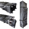 Black Canvas Wheeled Carry Bage