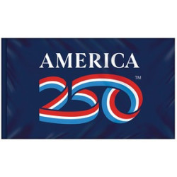 3' X 5' America 250th Indoor Nylon Flag